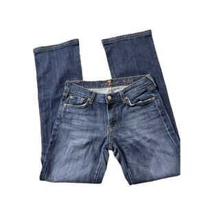 7 FOR ALL MANKIND WOMEN BOOTCUT JEANS SIZE 28 a10